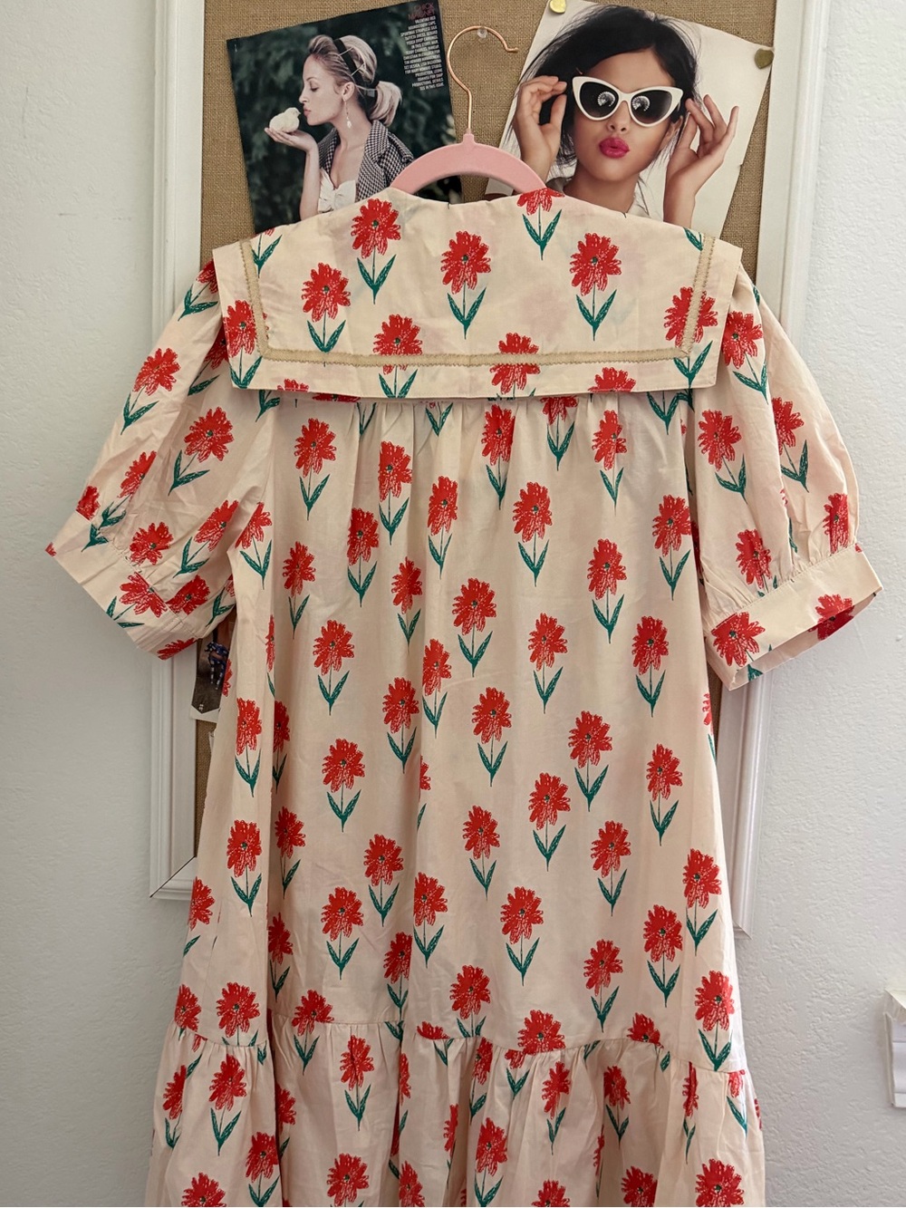 Floral Button-Front Dress - Picture 3 of 3
